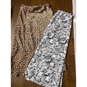 Silk midi skirts